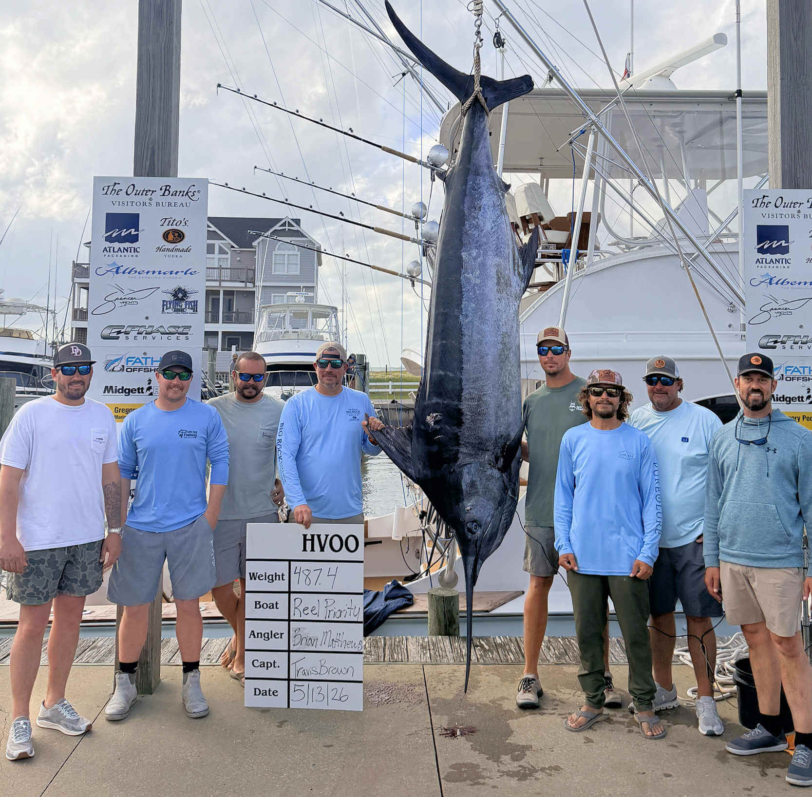Reel Priority blue marlin.