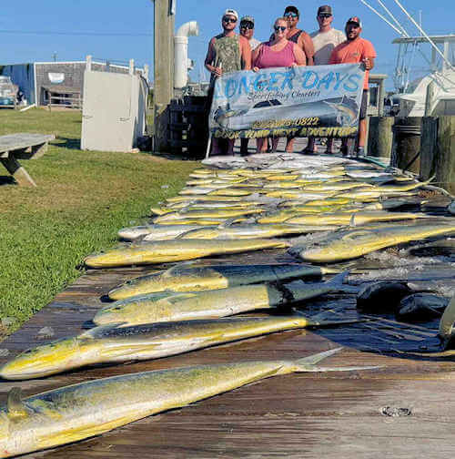 Longer Days Charters daily offshore fish catches off Cape Hatteras.