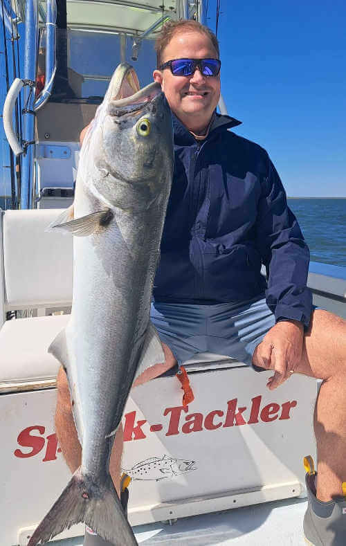 Anglers catch from Pamlico Sound on Speck-Tackler Light Tackle.